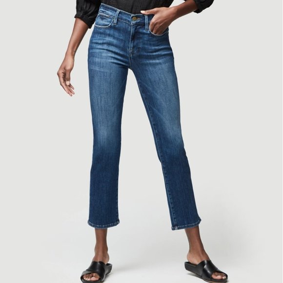 Frame Denim Jeans Frame Le High Straight Jean In Bestia Poshmark